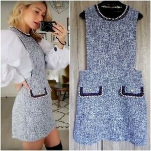 Tweed overall skirt Clearance